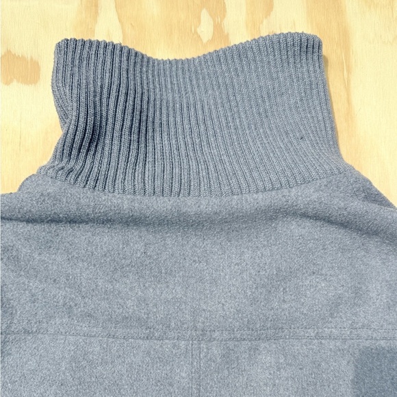 Kane & Unke Men’s Gray Cotton Jacket Size S Button Up High Collar - Picture 13 of 15